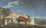 Henri Rousseau The Port of Algiers painting